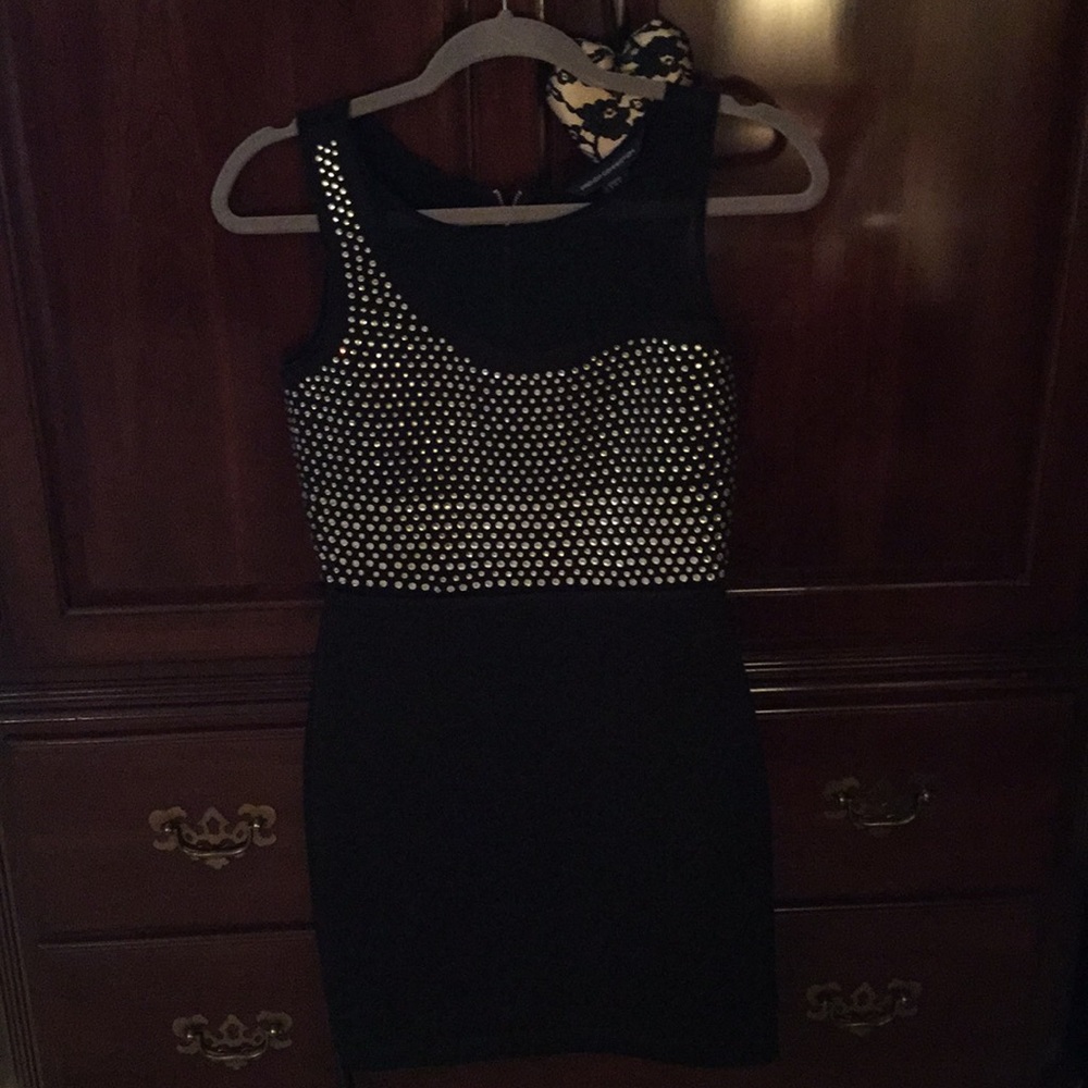 Brand new FrenchConnection sheer embellished dress